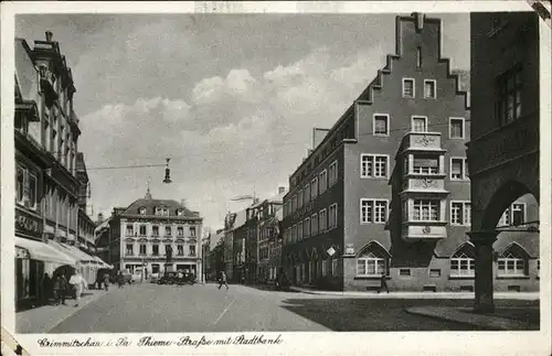 Crimmitschau Thiemestrasse Stadtbank Kat. Crimmitschau