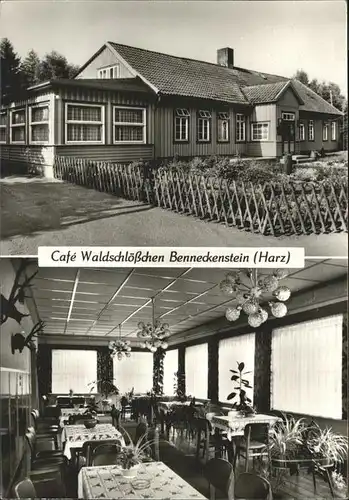 wz37544 Benneckenstein Cafe Waldschloesschen Kategorie. Benneckenstein Alte Ansichtskarten