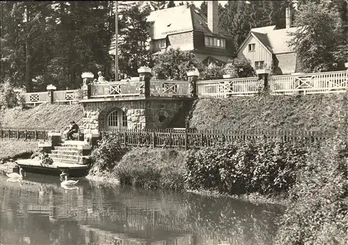 Benneckenstein MDI Erholungsheim Schwaene Teich Kat. Benneckenstein