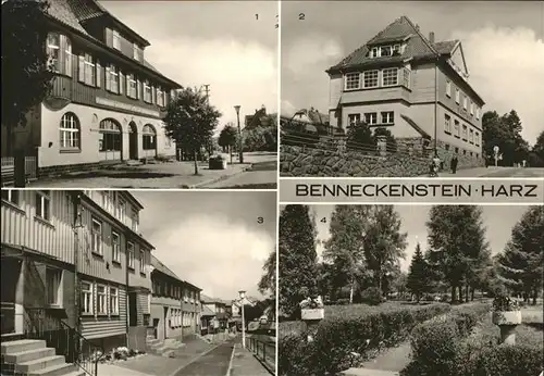 Benneckenstein Kurpark Postamt Kat. Benneckenstein