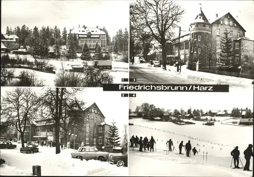 Friedrichsbrunn Ski Autos Schnee  Kat. Friedrichsbrunn