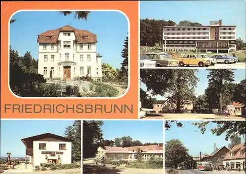 Friedrichsbrunn Sanatorium Ernst Thaelmann Bettenhaus Kurt Dillge Viktorshoehe Kat. Friedrichsbrunn