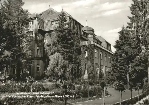 Friedrichsbrunn Sanatorium Ernst Thaelmann Kat. Friedrichsbrunn