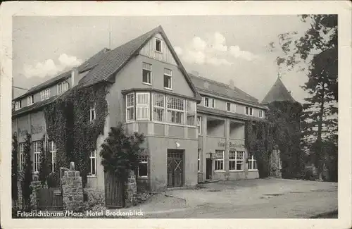 Friedrichsbrunn Hotel Brockenblick Kat. Friedrichsbrunn