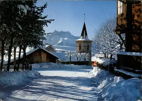 Leysin L Eglise du Village Kat. Leysin