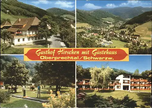 Oberprechtal Gasthof Hirschen Gaestehaus Schwarzwald Kat. Elzach