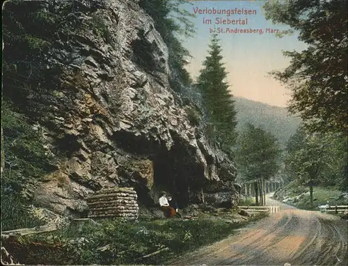 St Andreasberg Verlobungsfeier im Siebertal Kat. Sankt Andreasberg