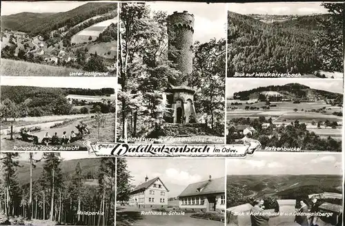 Waldkatzenbach Unter Hoellgrund Schoene Aussicht Katzenbucke  Kat. Waldbrunn