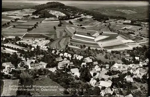 Waldkatzenbach Fliegeraufnahme Kat. Waldbrunn