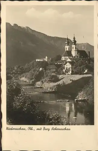 Aschau Burg Hohenaschau Niederaschau Kat. Aschau i.Chiemgau