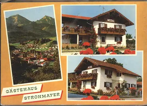 Siegsdorf Oberbayern Gaestehaus Strohmayer Kat. Siegsdorf