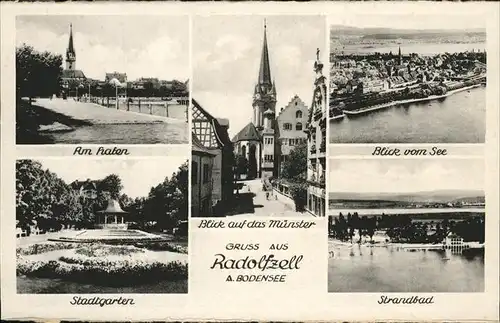 Radolfzell Strandbad Hafen Stadtgarten Kat. Radolfzell am Bodensee