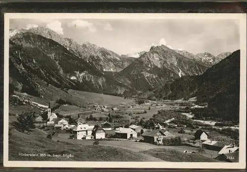 Hinterstein Bad Hindelang bayr. Allgaeu / Bad Hindelang /Oberallgaeu LKR