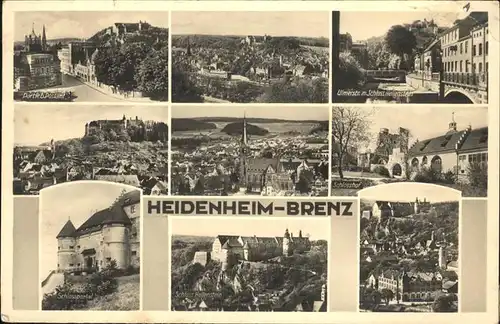 aw04415 Heidenheim Brenz Schloss Hellenstein, Schlossportal, Schlosshof Kategorie. Heidenheim an der Brenz Alte Ansichtskarten