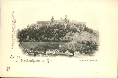 aw06381 Heidenheim Brenz Schloss Hellenstein Kategorie. Heidenheim an der Brenz Alte Ansichtskarten