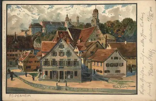 aw06924 Heidenheim Brenz Teilansicht
Schloss Kategorie. Heidenheim an der Brenz Alte Ansichtskarten