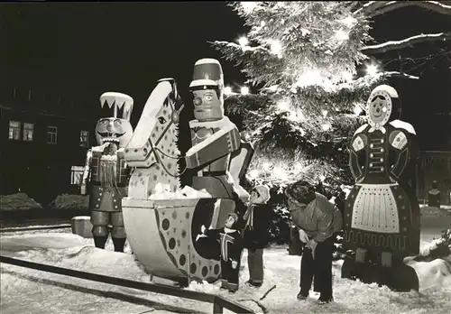 Olbernhau Markt zur Weihnachtszeit Kat. Olbernhau