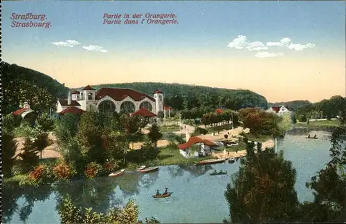 Strasbourg Elsass Orangerie Kat. Strasbourg