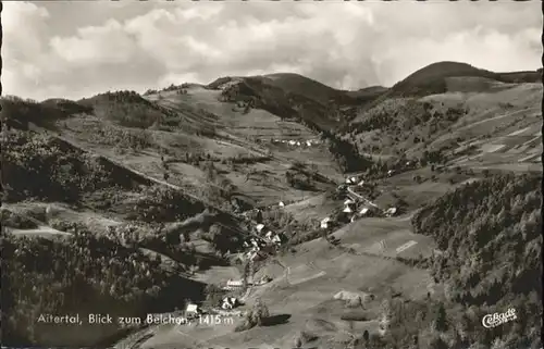 Belchen Baden Belchen Aitertal Fliegeraufnahme  * / Neuenweg /Loerrach LKR