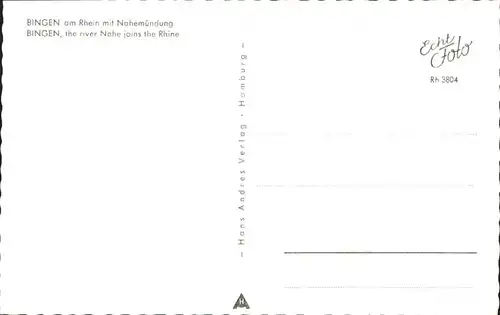 Bingen Rhein Bingen Rhein Nahemuendung schiff * / Bingen am Rhein /Mainz-Bingen LKR