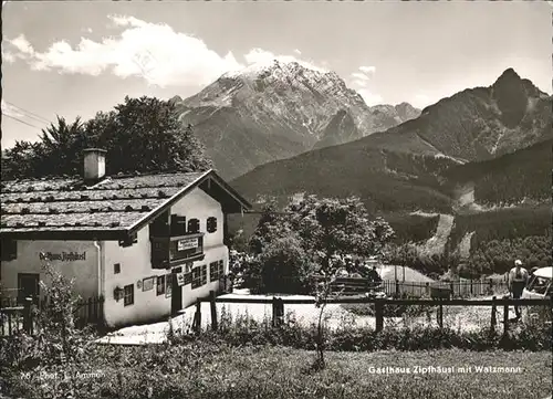 Ramsau Berchtesgaden Ramsau Gasthaus Zipfhaeusl Watzmann x / Ramsau b.Berchtesgaden /Berchtesgadener Land LKR