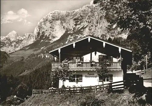 Ramsau Berchtesgaden Ramsau Haus Alpenrast Reiteralpe * / Ramsau b.Berchtesgaden /Berchtesgadener Land LKR