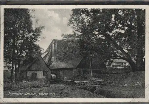 Annaberg-Buchholz Erzgebirge Annaberg-Buchholz [Stempelabschlag] Frohnauer Hammer x / Annaberg /Erzgebirgskreis LKR