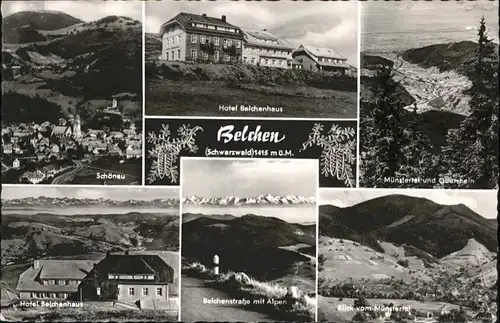 Belchen Baden Belchen Hotel Belchenhaus Schoenau Muenstertal * / Neuenweg /Loerrach LKR