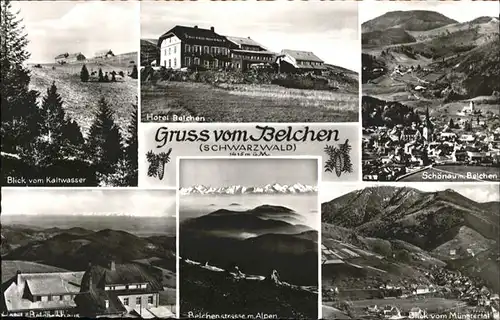 Belchen Baden Belchen Hotel Schoenau  Muenstertal * / Neuenweg /Loerrach LKR