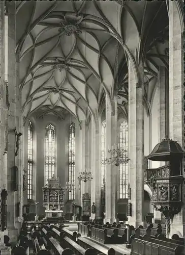 Annaberg-Buchholz Erzgebirge Annaberg-Buchholz St Annen Kirche Altar * / Annaberg /Erzgebirgskreis LKR