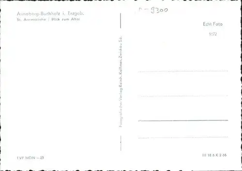 Annaberg-Buchholz Erzgebirge Annaberg-Buchholz St Annen Kirche Altar * / Annaberg /Erzgebirgskreis LKR