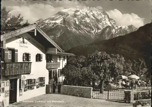 Ramsau Berchtesgaden Ramsau Gasthaus Tipfhaeusl Watzmann x / Ramsau b.Berchtesgaden /Berchtesgadener Land LKR