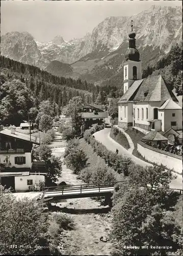 Ramsau Berchtesgaden Ramsau Reiteralpe Bruecke x / Ramsau b.Berchtesgaden /Berchtesgadener Land LKR