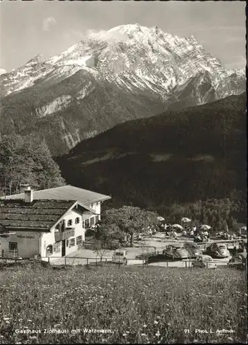 Ramsau Berchtesgaden Ramsau Gasthaus Zipfhaeusl Watzmann * / Ramsau b.Berchtesgaden /Berchtesgadener Land LKR