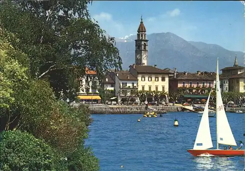 Ascona TI Kirche Schiff / Ascona /Bz. Locarno