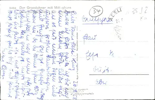 Adelboden Grosslohner Mittagshorn  / Adelboden /Bz. Frutigen