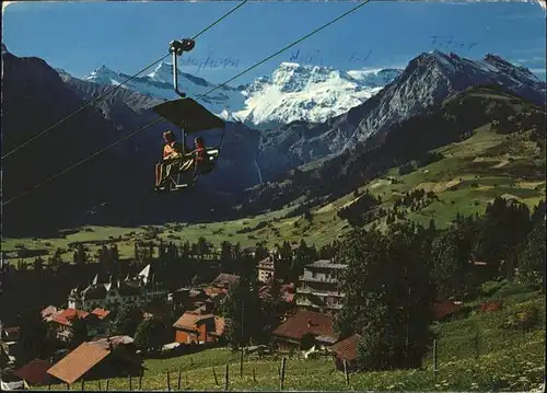 Adelboden Sesselbahn / Adelboden /Bz. Frutigen