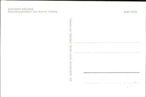 Limburg Lahn Karlsheim Kirchaehr / Limburg a.d. Lahn /Limburg-Weilburg LKR