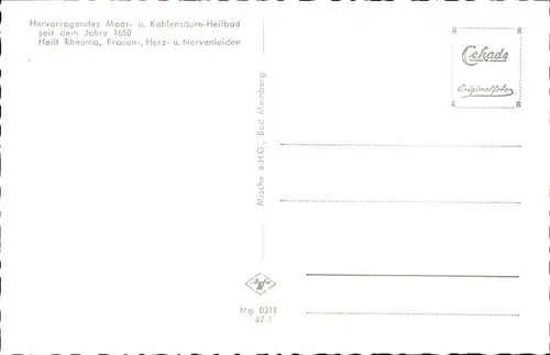 Bad Meinberg Teutoburger Wald Wandelhalle Hermannsdenkmal / Horn-Bad Meinberg /Lippe LKR