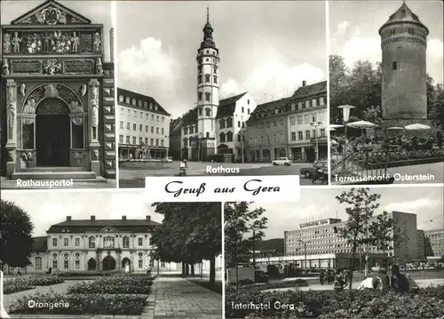 Gera Orangerie Rathaus Interhotel / Gera /Gera Stadtkreis