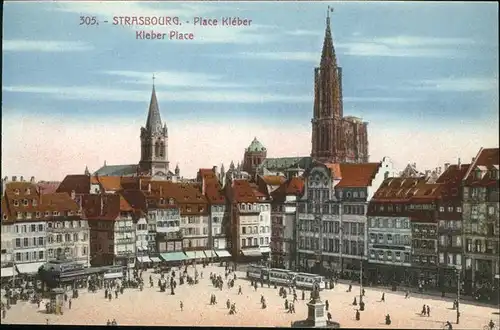 Strasbourg Alsace Place Kleber Strassenbahn / Strasbourg /Arrond. de Strasbourg-Ville