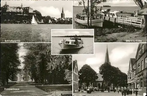 Ploen See Marktbruecke Schloss Prinzenhaus Markt / Ploen /Ploen LKR