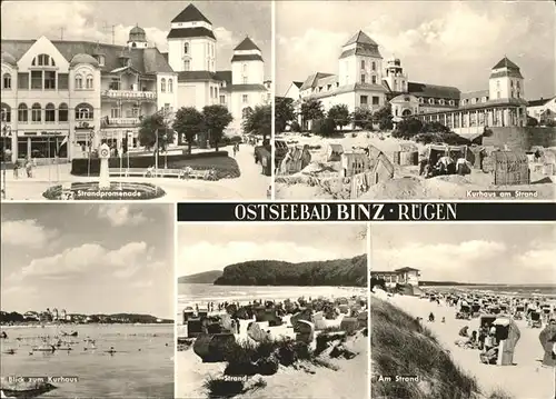 Binz Ruegen Kurhaus Strandpromenade Strand / Binz /Ruegen LKR