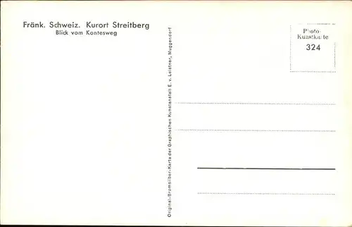 Streitberg Oberfranken Fraenkische Schweiz / Wiesenttal /Forchheim LKR