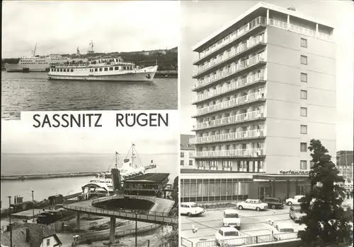 Sassnitz Ostseebad Ruegen Hafen Faehrbahnhof Ruegen-Hotel / Sassnitz /Ruegen LKR