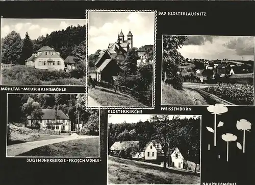 Bad Klosterlausnitz Klosterkirche Weissenborn Jugendherberge  / Bad Klosterlausnitz /Saale-Holzland-Kreis LKR