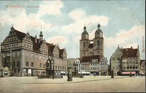 Wittenberg Lutherstadt Wittenberg Marktplatz  * / Wittenberg /Wittenberg LKR