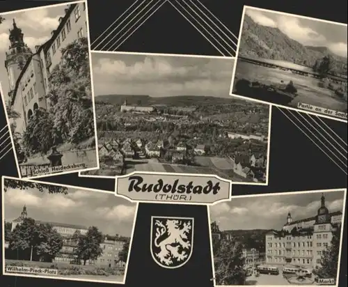Rudolstadt Rudolstadt Schloss Heidecksburg Wilhelm Pieck Platz * / Rudolstadt /Saalfeld-Rudolstadt LKR