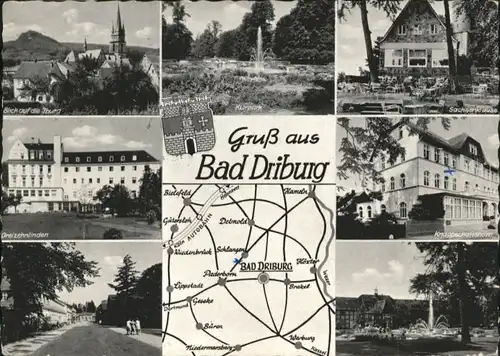 Bad Driburg Bad Driburg Iburg Dreizehnlinden Sachsenklause Knappschaftsheim x / Bad Driburg /Hoexter LKR