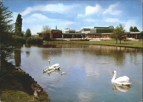 Bad Rappenau Bad Rappenau Kurparksee Kurhaus  Schwan * / Bad Rappenau /Heilbronn LKR